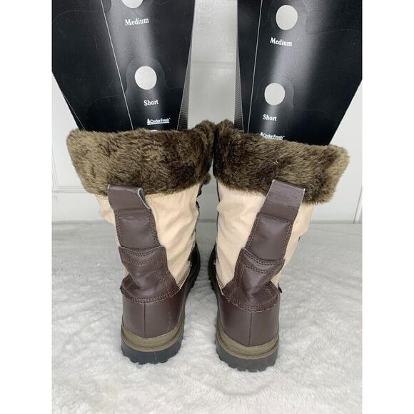 ATHLETECH WOMEN'S Faux Fur FIORELLA BROWN WINTER BOOTS SIZE 7M - Picture 3 of 8